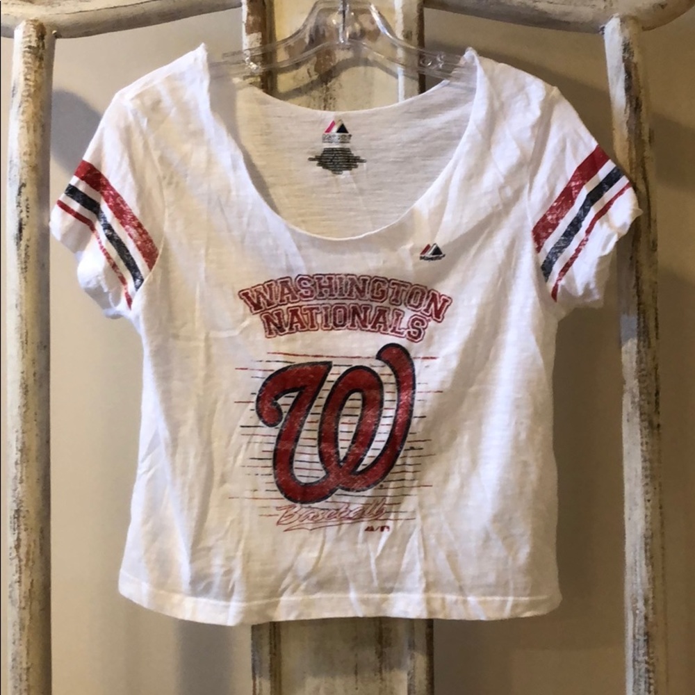 Washington Nationals cropped tee